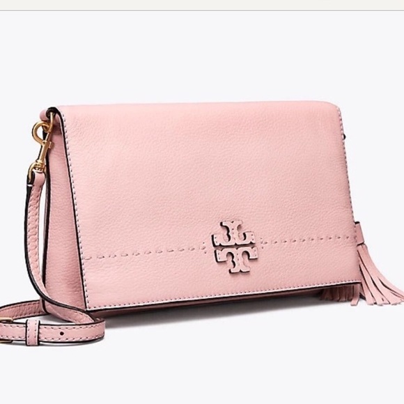 Tory Burch Handbags - NWT Tory Burch McGraw crossbody bag pink HP💥